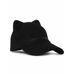 Бейсболка Karl Lagerfeld для женщин, размер OneSize, черный