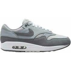 Кроссовки NIKE Air Max 1 87 Photon Dust Wolf Grey, полнота D, размер 44,5EU/10.5US, серый