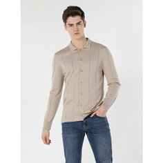 Кардиган COLINS Slim Fit, размер M, , бежевый