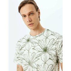 Футболка KOTON, размер L, белый