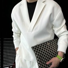 Костюм классический , размер 3XL, белый Нет бренда