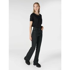 Джинсы COLINS 791 MONICA Regular Fit, размер 32/34, черный