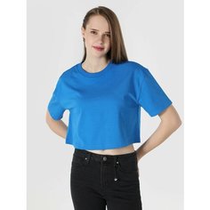 Футболка COLINS Comfort Fit, размер M/L, голубой