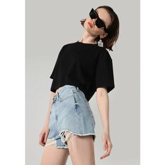Футболка COLINS Comfort Fit, размер M/L, черный