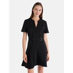 Платье COLINS Slim Fit, размер XS, черный