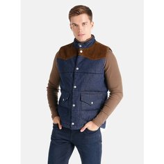 Жилет COLINS 153 RICK Regular Fit, размер S, синий