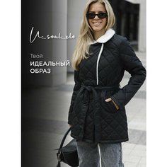 Куртка , размер 46, черный Нет бренда