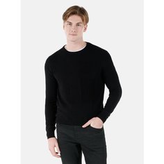 Джемпер COLINS Regular Fit, размер M, , черный