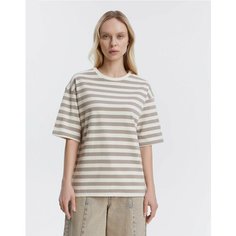 Футболка Gloria Jeans, размер XS (38-40), белый, серый