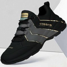 Кроссовки Весна-лето 2023, размер EU 39-245mm, black1 Нет бренда