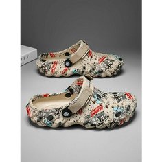 Сабо DGHKMSFJ, размер 45 EU~Длина стопы：27.5cm, хаки