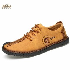 Мокасины KERNA Boutique. Итальянская мода (журнал), размер Длина стопы:28.5cm, желтый