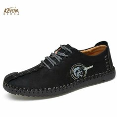 Мокасины KERNA Boutique. Итальянская мода (журнал), размер Длина стопы:27.5cm, черный