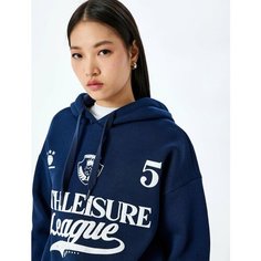 Толстовка KOTON, размер S, , темно-синий