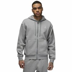 Толстовка NIKE M J ESS FLC FZ HOODIE, размер M, , серый
