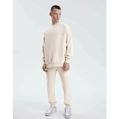 Брюки спортивные Gloria Jeans, размер 12-14л/158-164, светло-бежевый
