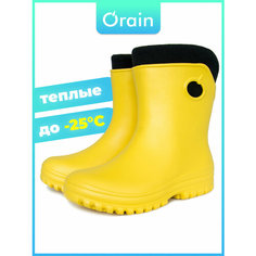 Сапоги Orain, полнота 6 (RU)/ на среднюю стопу, размер 40, желтый