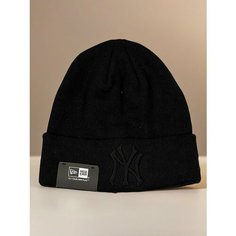 Шапка бини NY для мужчин и женщин, размер 55-60, черный (200) Без бренда