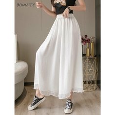 Юбка BONNTEE, размер L, белый