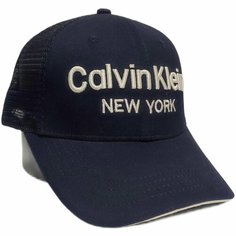 Бейсболка Бейсболка с брендом, Calvin Klein для мужчин и женщин, размер OneSize, черный/графит Нет бренда