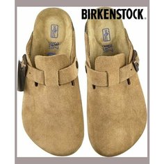 Сабо Birkenstock Boston, размер EU38=Длина стопы 24.5CM, хаки, коричневый