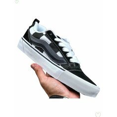 Кеды VANS Knu Skool, размер EU41=Длина стопы 26.5CM, белый, черный