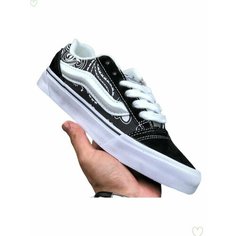 Кеды VANS Knu Skool, размер EU39=Длина стопы 25CM, белый, черный