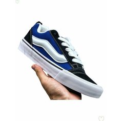 Кеды VANS Knu Skool, размер EU36=Длина стопы 22.5CM, белый, черный, синий