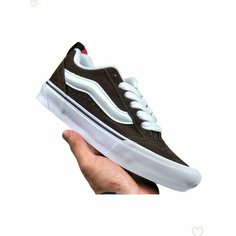 Кеды VANS Knu Skool, размер EU44=Длина стопы 28.5CM, белый, черный