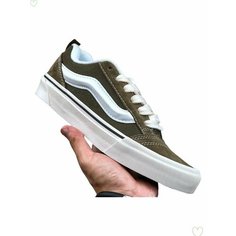 Кеды VANS Knu Skool, размер EU44=Длина стопы 28.5CM, белый, зеленый
