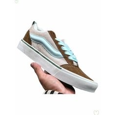 Кеды VANS Knu Skool, размер EU44=Длина стопы 28.5CM, белый, синий, зеленый