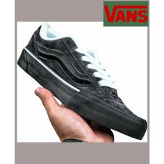 Кеды VANS Knu Skool, размер EU44=Длина стопы 28.5CM, белый, черный