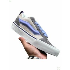 Кеды VANS Knu Skool, размер EU42=Длина стопы 27CM, белый, голубой, серый