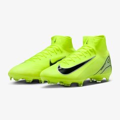 Бутсы NIKE, размер 7.5 US, салатовый