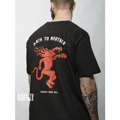 Футболка Death to Mortals Fireball, размер L, черная