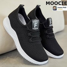 Кроссовки MOOCIE Весна-лето 2025, размер Длина стельки 240 мм, черный 3