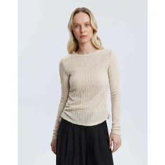 Лонгслив Gloria Jeans GJ BLACK, размер L (48-50), , молочный