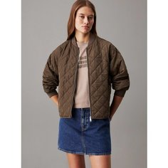 Бомбер CALVIN KLEIN, размер M, коричневый