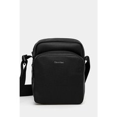 Сумка CALVIN KLEIN, фактура зернистая, черный