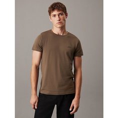 Футболка CALVIN KLEIN, размер L, коричневый
