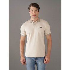 Поло CALVIN KLEIN, размер M, светло-бежевый