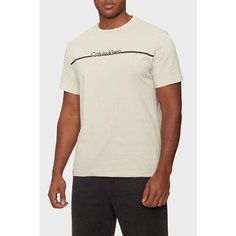 Футболка CALVIN KLEIN, размер XL, светло-бежевый
