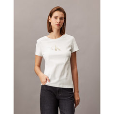 Футболка CALVIN KLEIN Slim Monogram, размер M, белый