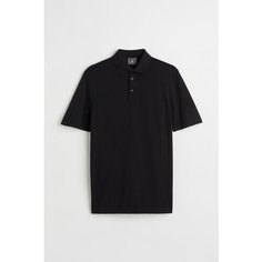 Поло H&M, размер L, черный