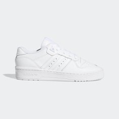 Кроссовки adidas Rivalry Low, размер 6,5 US, Cloud White / Cloud White / Core Black
