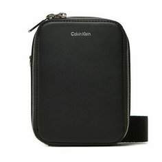 Сумка CALVIN KLEIN, фактура гладкая, матовая, черный
