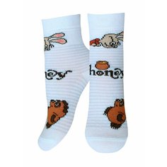 Носки размер 15-16, , белый Без бренда