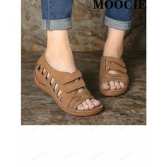 Босоножки MOOCIE, размер 35, коричневый