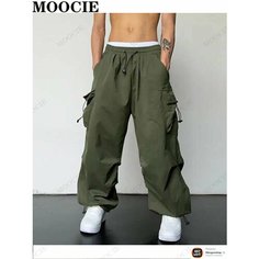 Брюки MOOCIE, размер L, зеленый