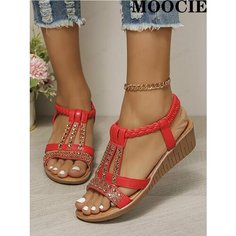 Босоножки MOOCIE, размер 43, красный